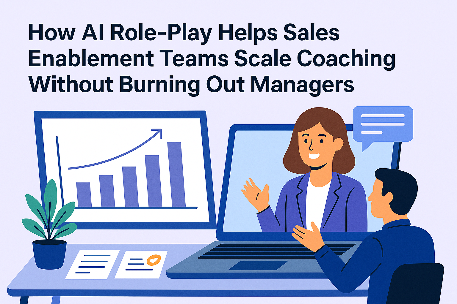 How AI Role-Play Helps Sales Enablement Teams Scale Coaching Without Burning Out Managers