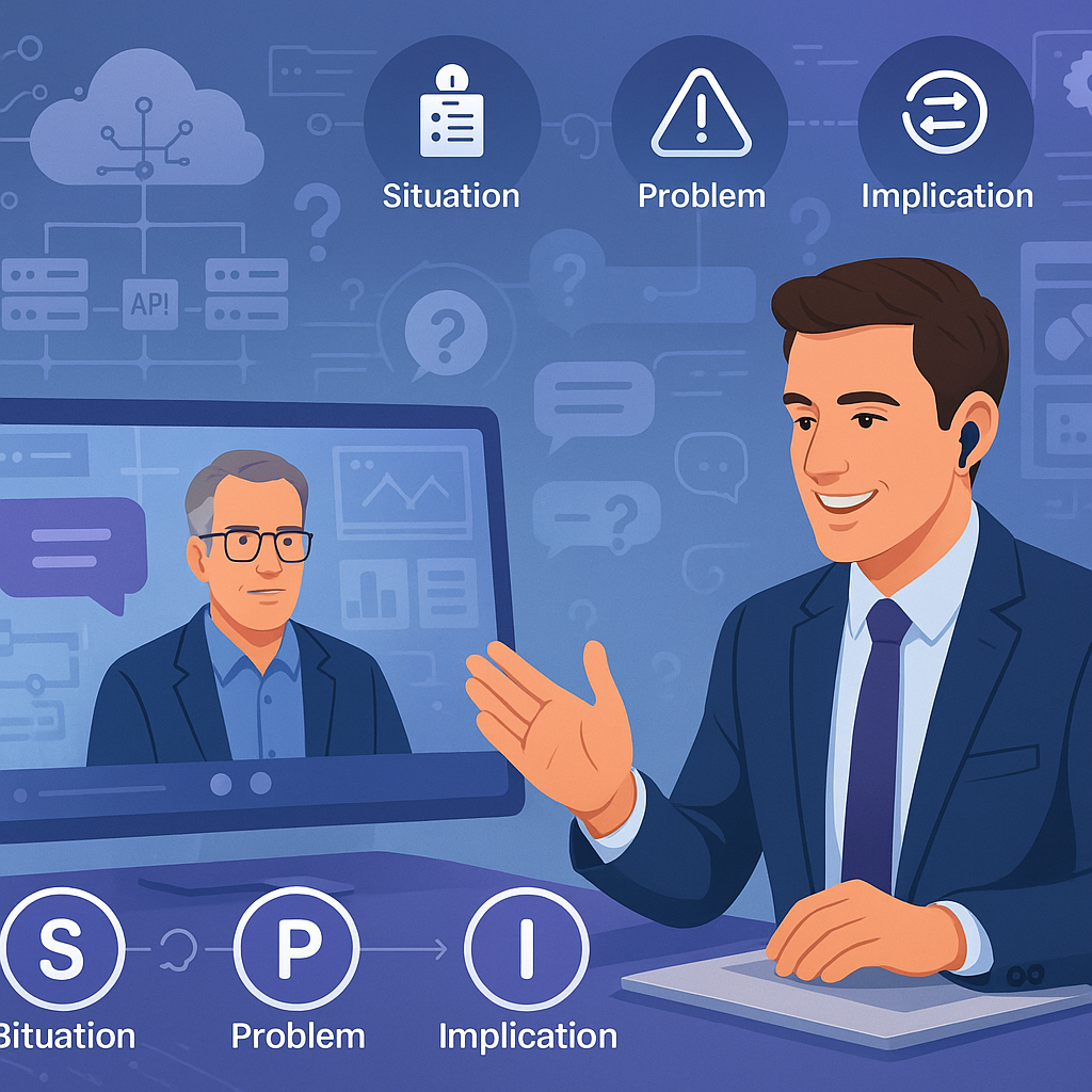 Discovery Call Guide Using SPIN Selling for B2B SaaS