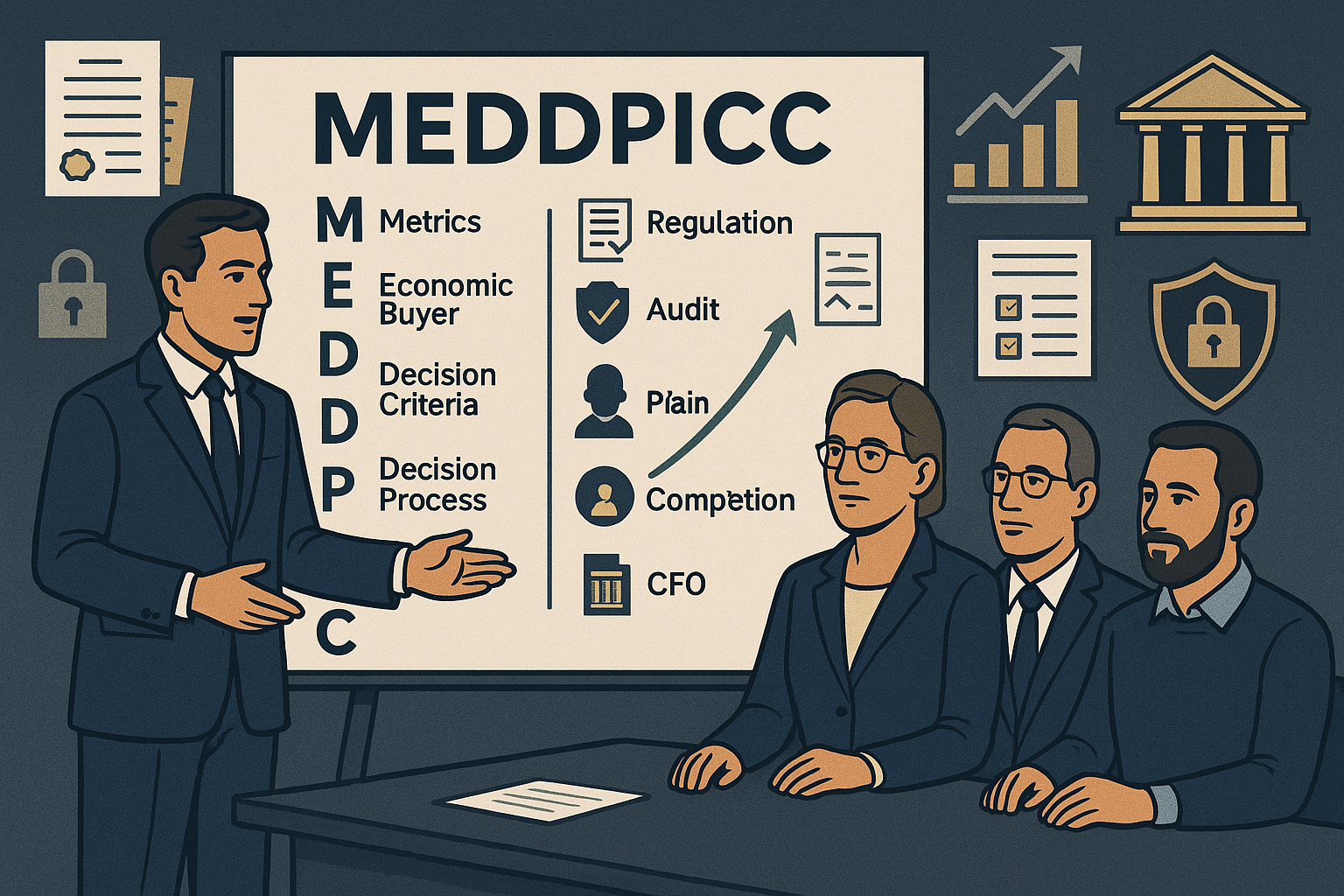 MEDDPICC Manufacturing | Industrial Sales Qualification - Sellible