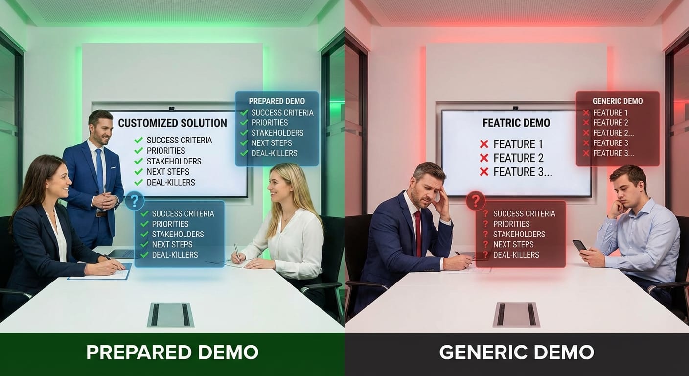 Why Your Demos Don't Convert (5 Questions You're Not Asking) - Sellible